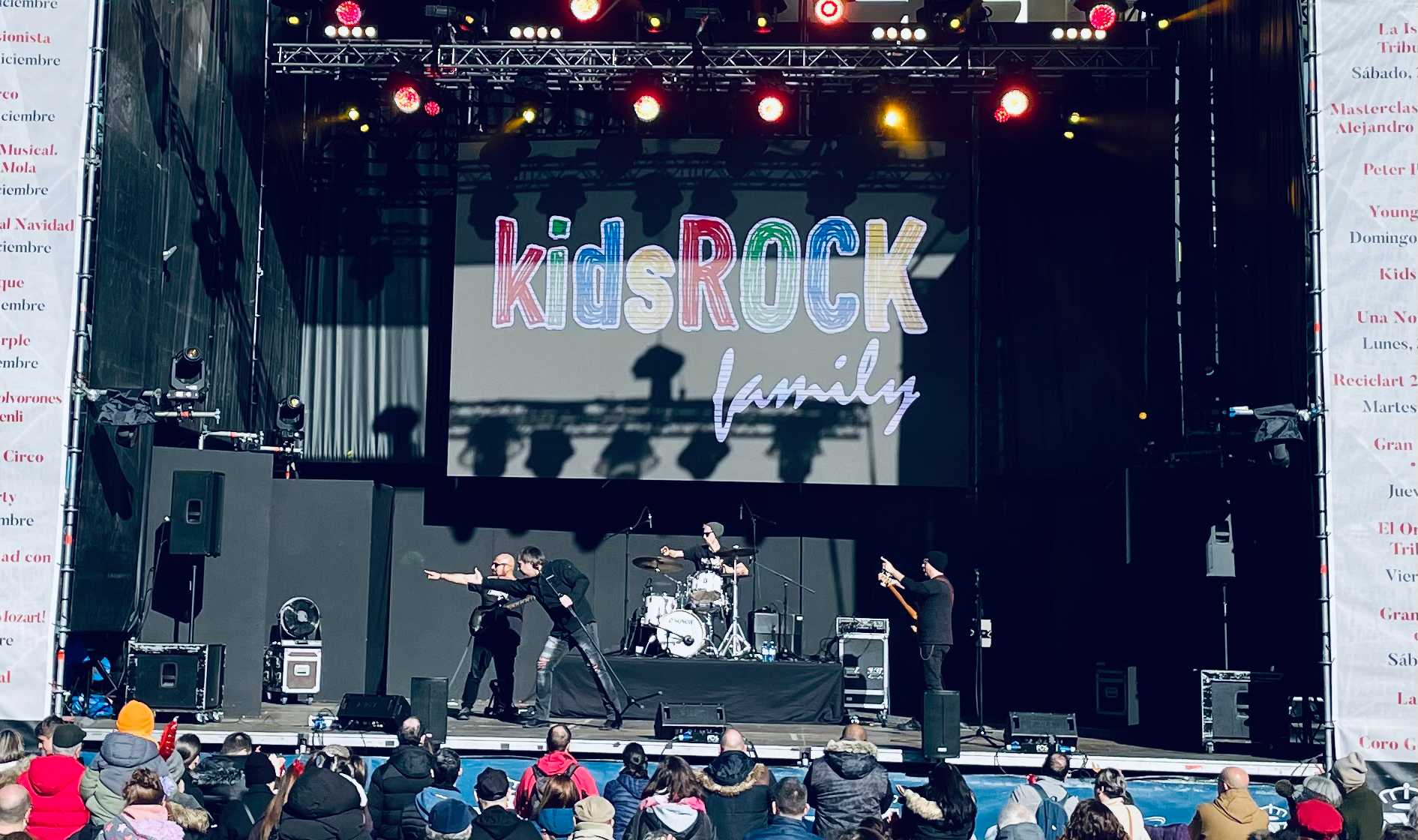 Mañana tan increíble vivimos en Fuenlabrada con Kids Rock Family